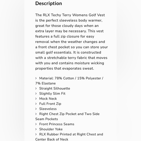 Ralph Lauren Golf Vest (L) - Picture 13 of 15